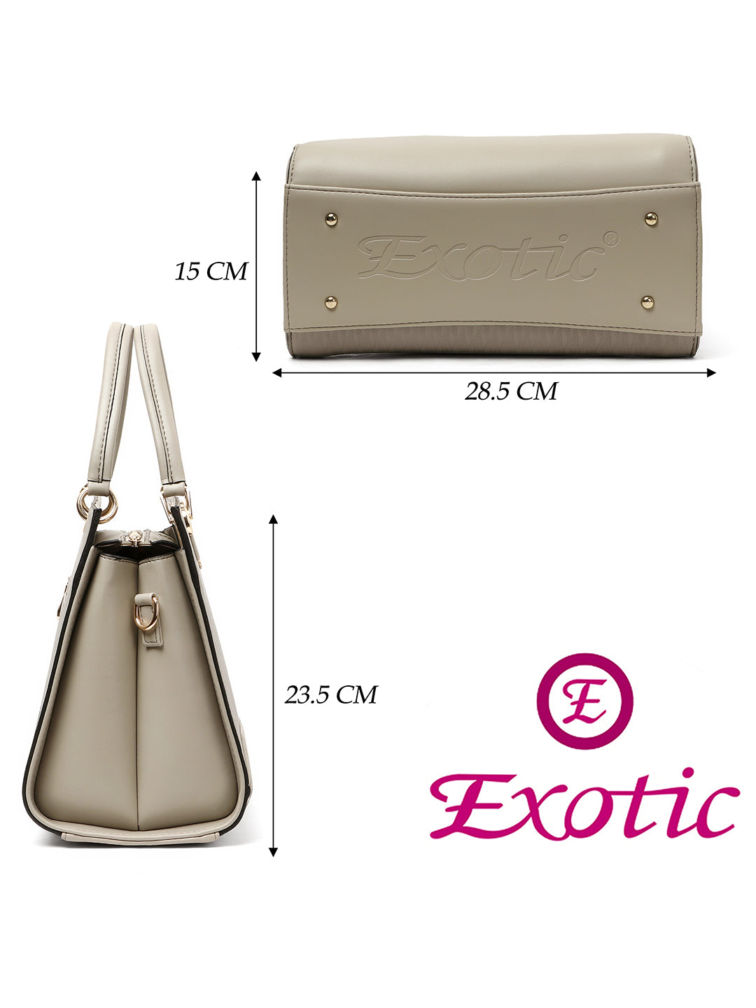 Exotic Elevate Your Stylish Premium Handbag (Off White)