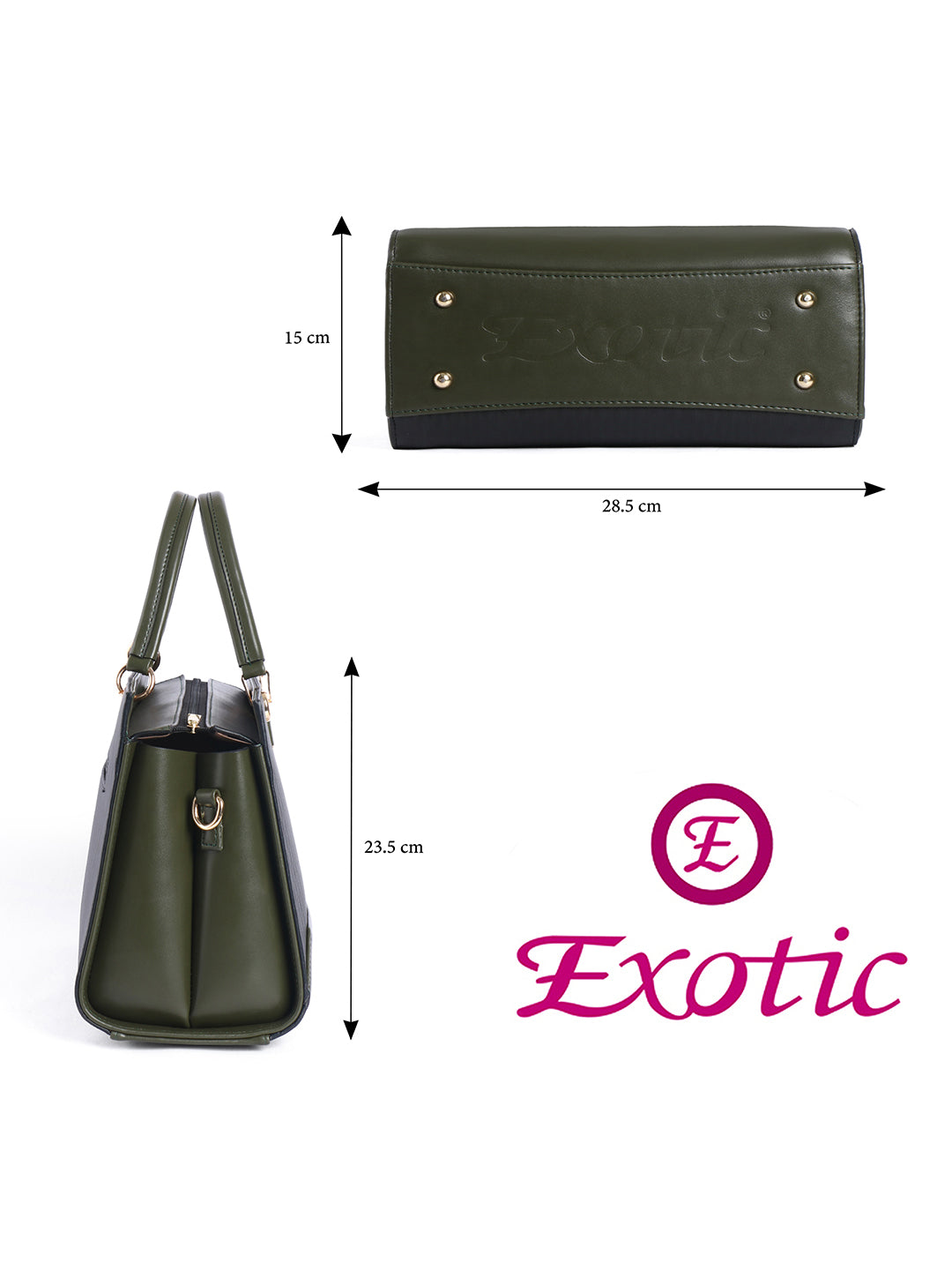Exotic Elevate Your Stylish Premium Handbag (Black)