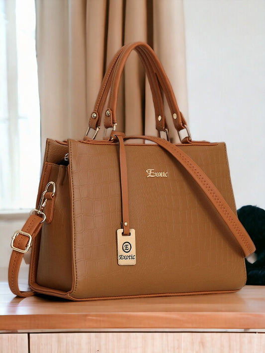EXOTIC Studded hand bag for women