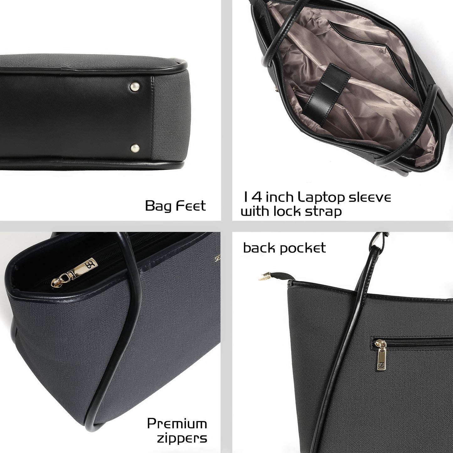 Exotic Stylish & Spacious Tote Bag for Women (Black)