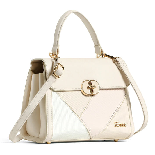 Exotic Elegant Tri-Tone Structured Handbag - exoticstore