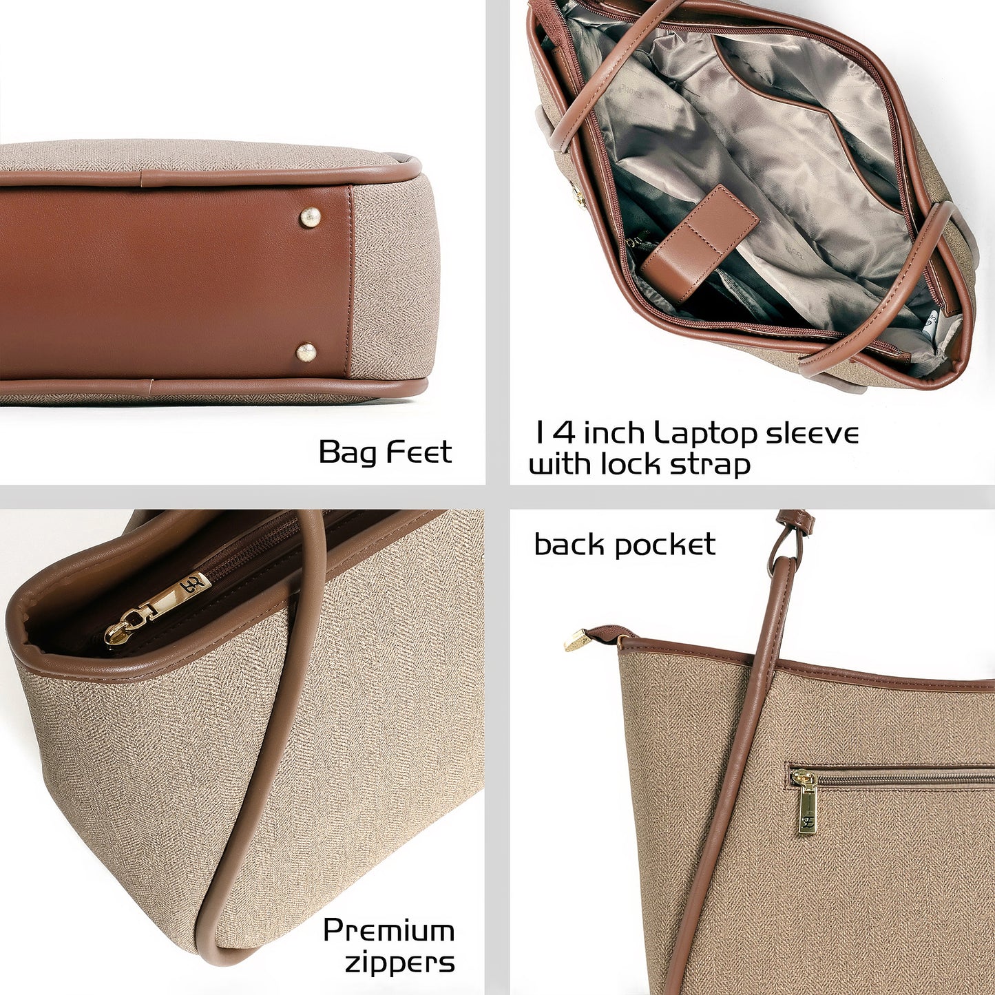 Exotic Stylish & Spacious Tote Bag for Women (Brown)