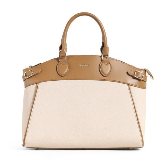 Exotic Women’s Premium Textured Handbag (Off White)
