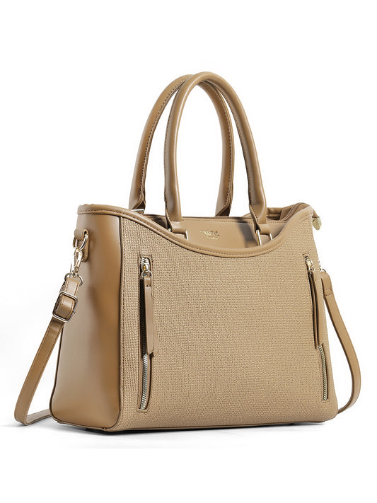 Exotic Alvara Tote Bag for Women (Khaki)