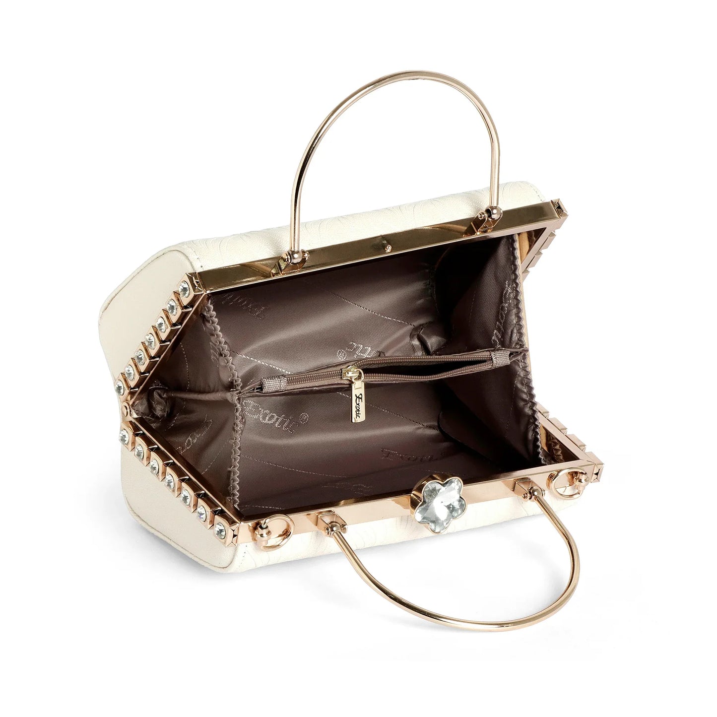 Exotic Premium Crystal Charm Sling Bag with Detachable Chain Handel Gift for Women | Clutch for Women.