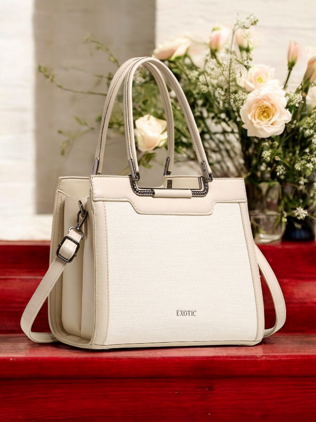 EXOTIC® Premium Embossed Design PU-Leather Hand Bag for Women