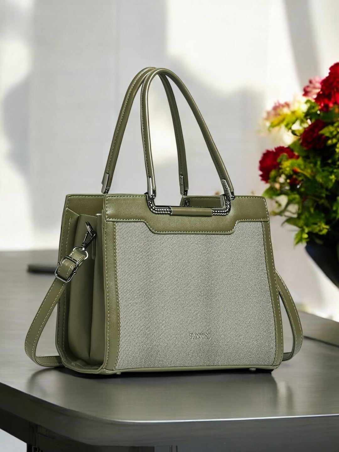 EXOTIC® Premium Embossed Design PU-Leather Hand Bag for Women