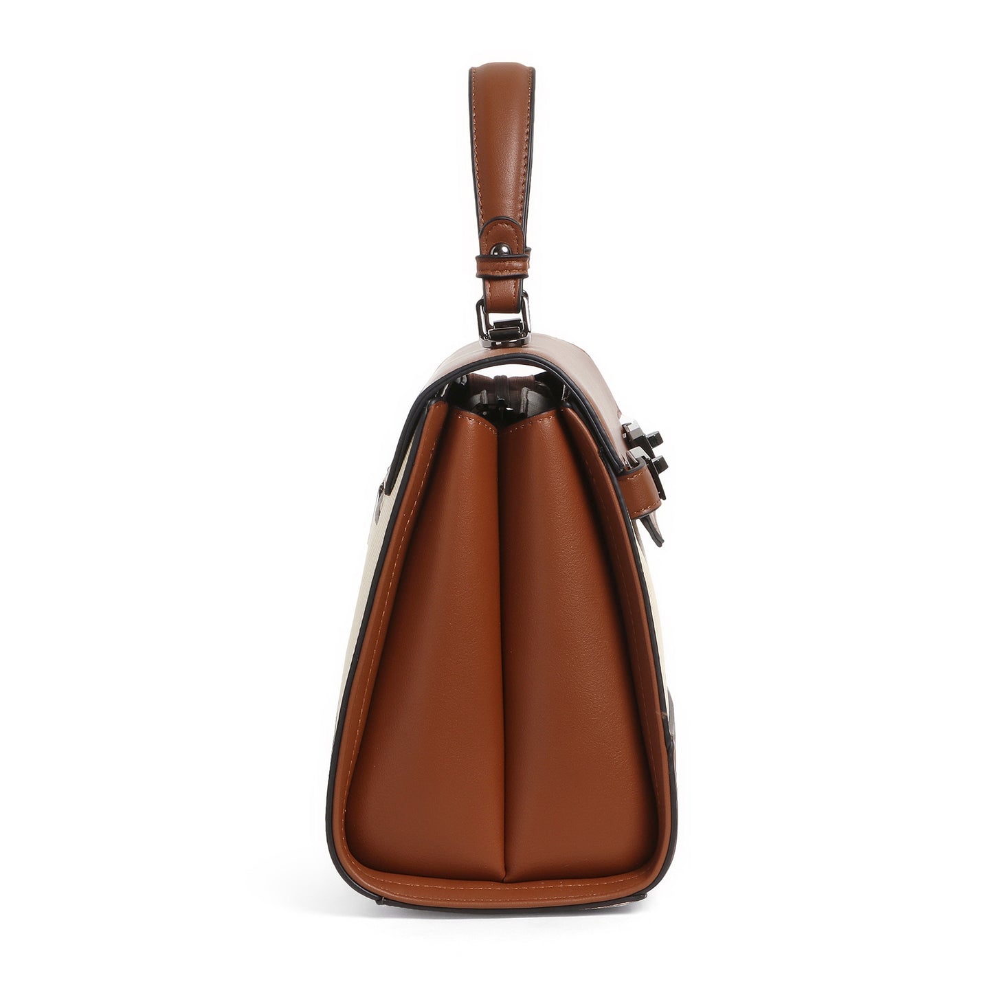 Exotic® Style and Look beautiful Texture Design Flap Closure Top Handle Hand Bag