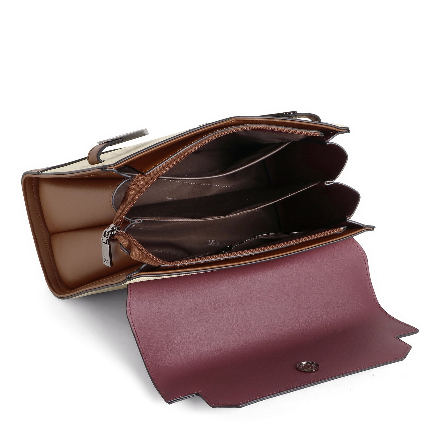 Exotic® Style and Look beautiful Texture Design Flap Closure Top Handle Hand Bag