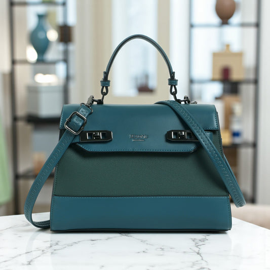 Exotic® Style and Look beautiful Texture Design Flap Closure Top Handle Hand Bag