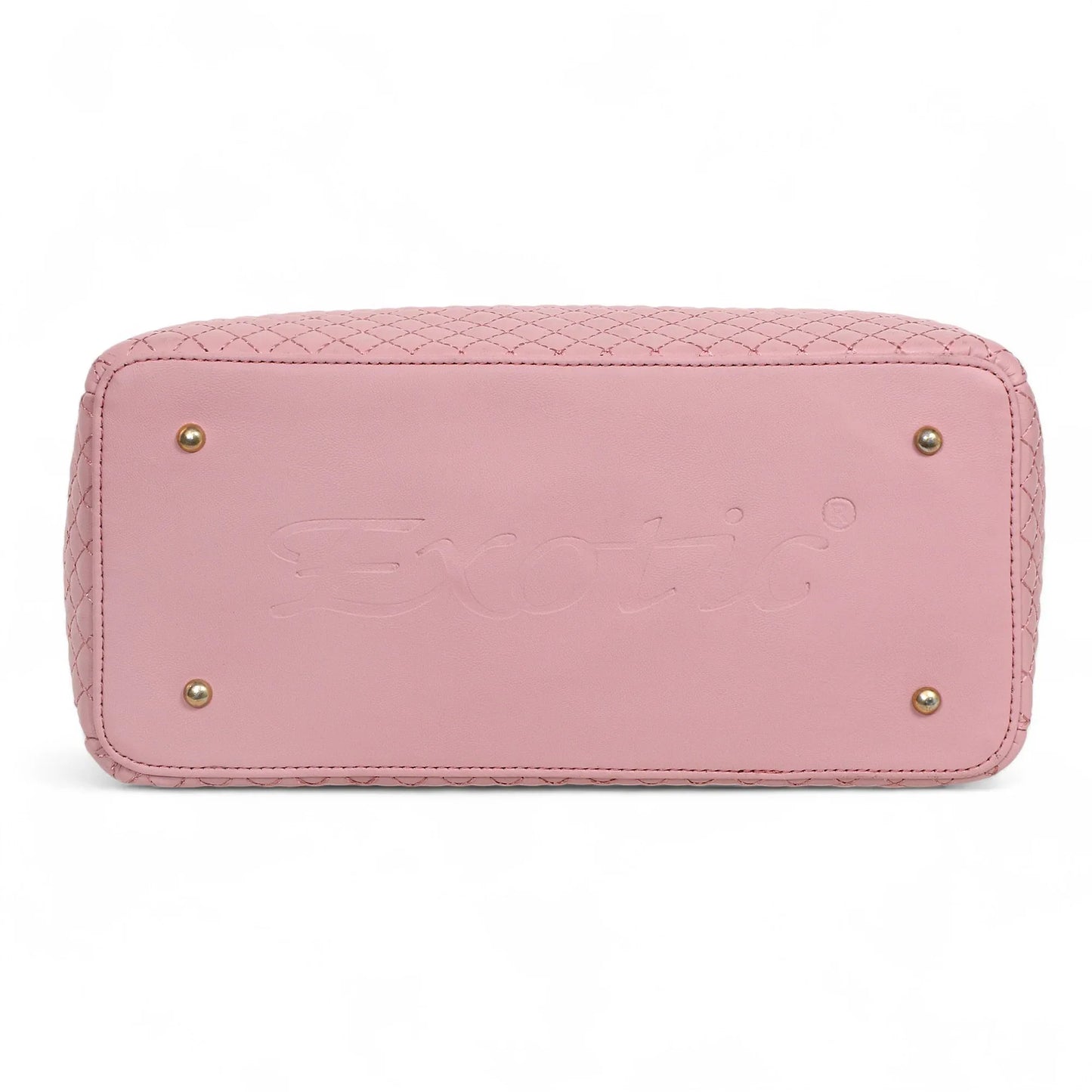 Exotic® Quilted PU Leather Handbag | Stylish Sling Bag with Golden Handle | Casual & Party Bag - exoticstore