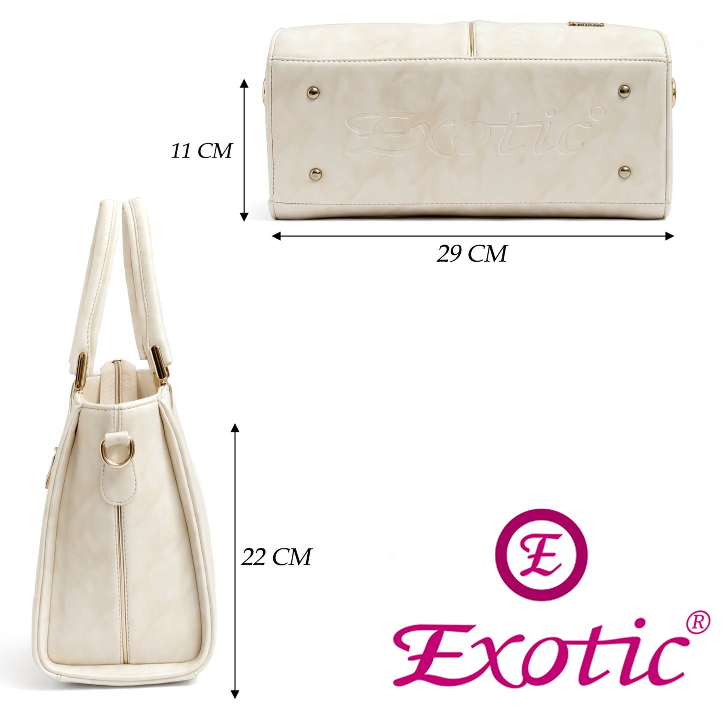 EXOTIC Premium® The Unique Embossed Round Floral Flap Shoulder/Sling Bag For Women