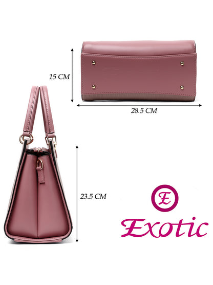 Exotic Elevate Your Stylish Premium Handbag (Peach)