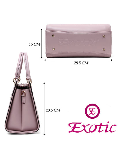 Exotic Elevate Your Stylish Premium Handbag (Lavender)