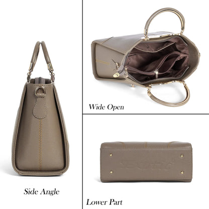 Exotic Signature Gold-Handle Tote - exoticstore