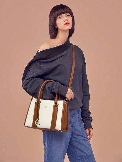 EXOTIC Premium Orlina Duotone Structured Handbag