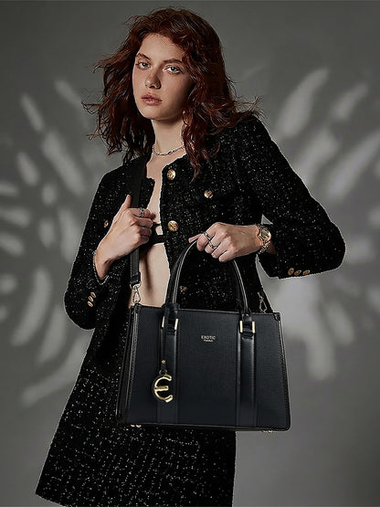 EXOTIC Premium Orlina Duotone Structured Handbag