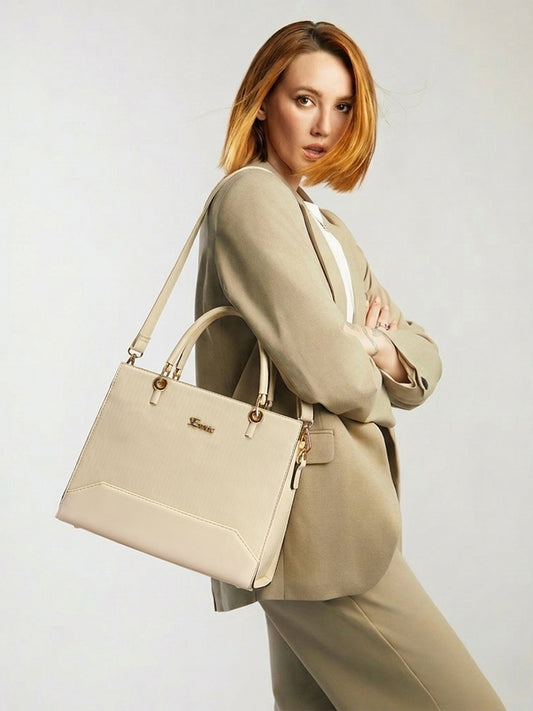 Exotic Elevate Your Stylish Premium Handbag (White)