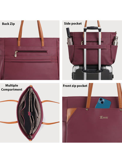 Exotic Women's Tote Bag with Crossbody Strap
