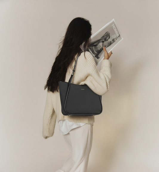 Exotic Stylish & Spacious Tote Bag for Women (Black)