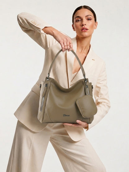 Exotic Pebbled Hobo Stylish Shoulder Bag