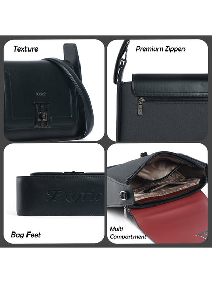 Exotic Ravelle Structured Shoulder Bag for Women
