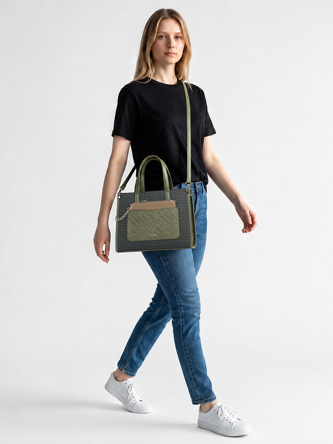 Exotic Calyra Women’s Houndstooth handbag