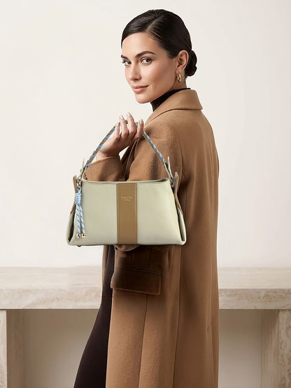 EXOTIC Noiré Twist Structured Handbag