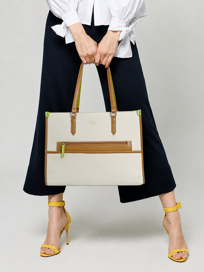 Exotic Aria Tote Handbag with Laptop Compartment