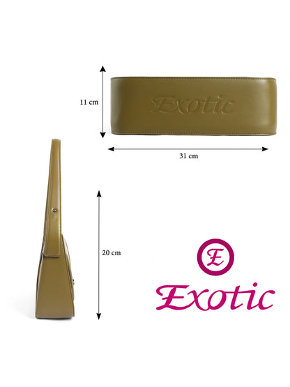 Exotic Ravelle Structured Shoulder Bag for Women