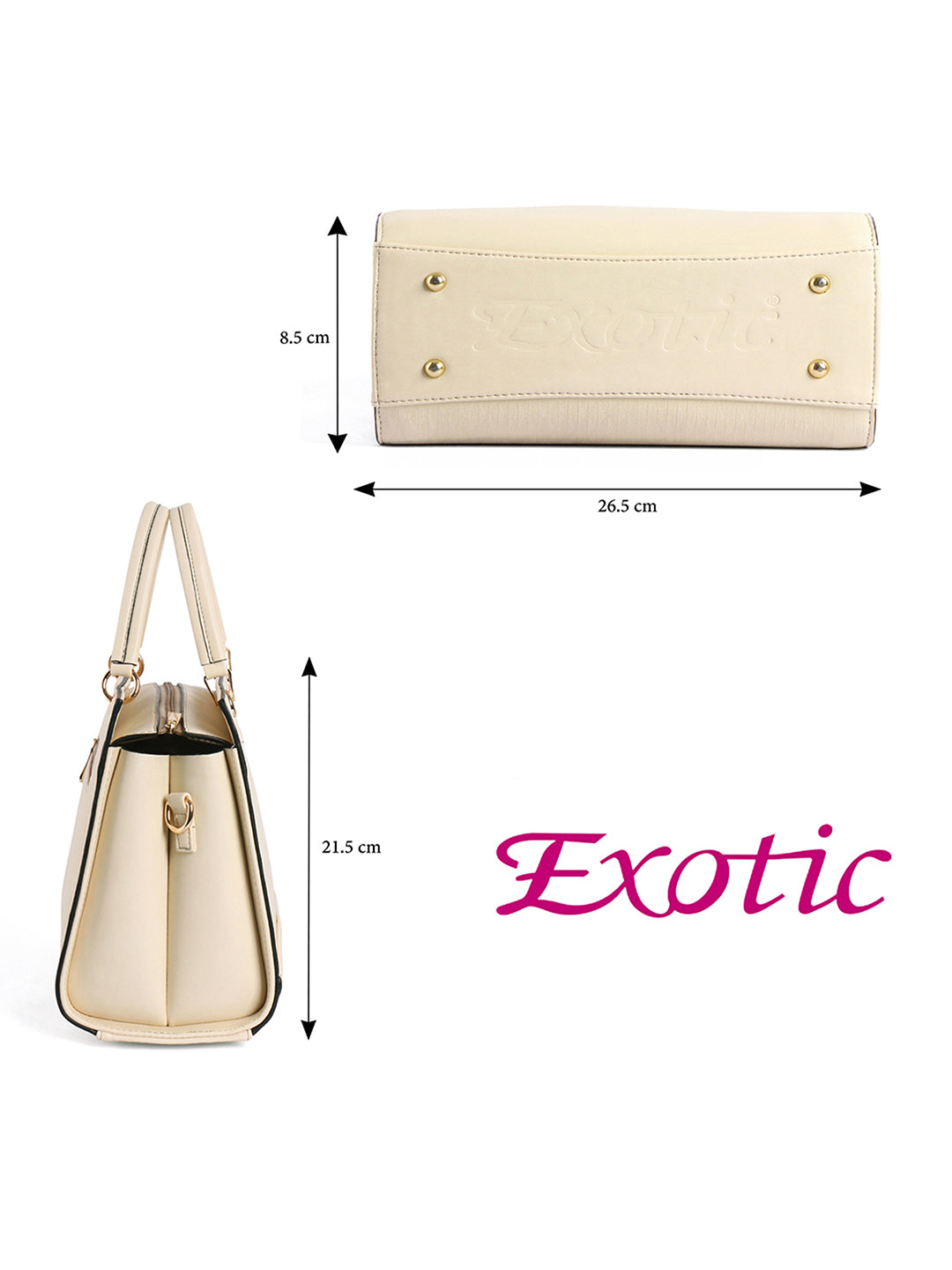 Exotic Elevate Your Stylish Premium Handbag (White)