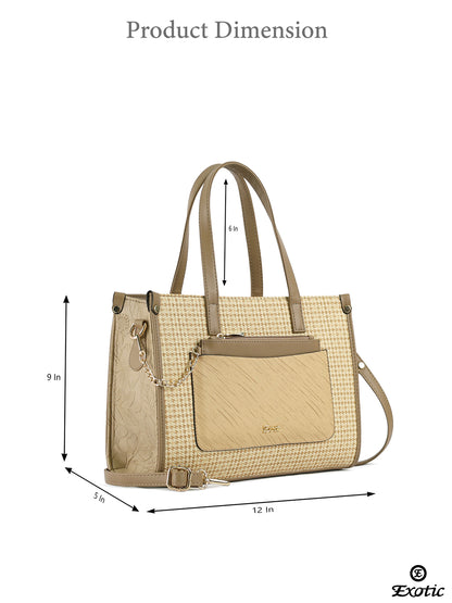 Exotic Calyra Women’s Houndstooth handbag
