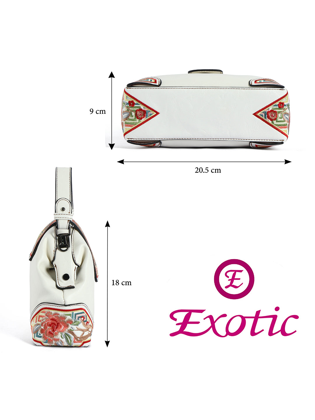 Exotic Zenvira Artisan Satchel Bag