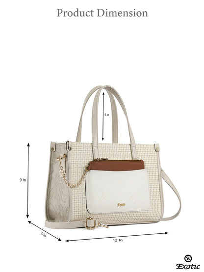 Exotic Calyra Women’s Houndstooth handbag