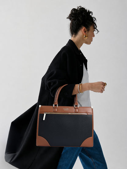 Exotic Alora Structured Tote Handbag