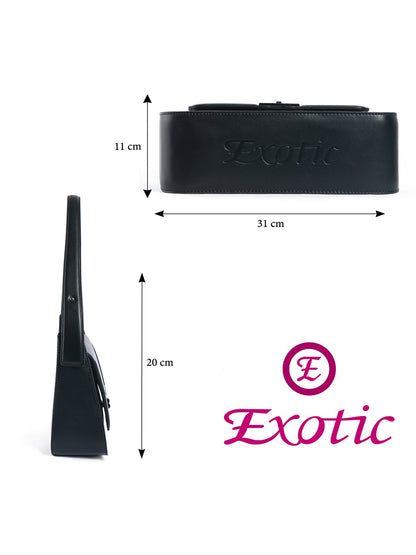 Exotic Ravelle Structured Shoulder Bag for Women