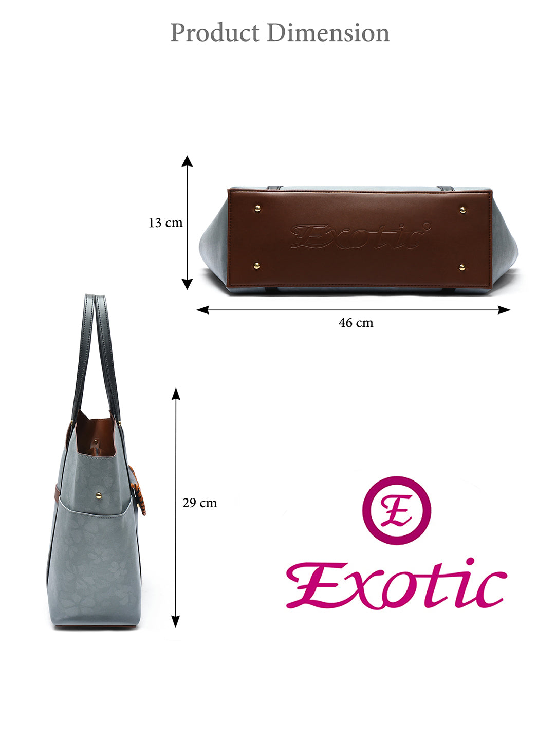 Exotic Veltrix Arc Tote Bag for Women