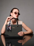 EXOTIC Charme Houndstooth Dual Tone Sling cum Handbag - EXOTIC Charme Houndstooth Dual Tone Sling cum Handbag