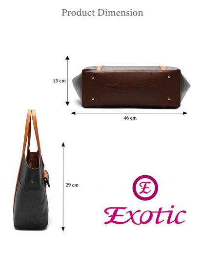 Exotic Veltrix Arc Tote Bag for Women