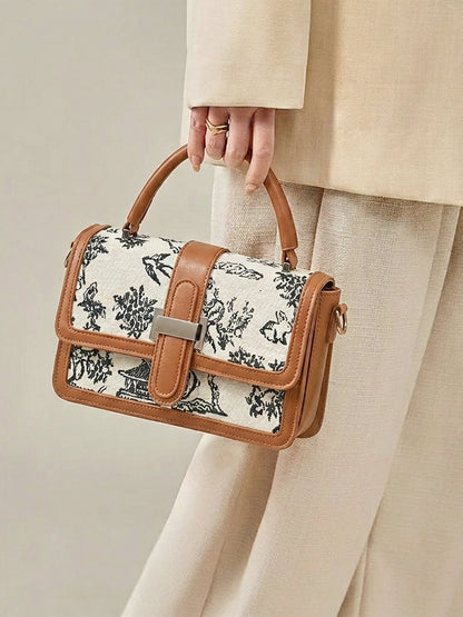 Exotic Rosetta Structured Sling Bag