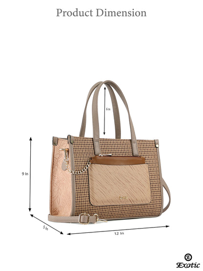 Exotic Calyra Women’s Houndstooth handbag