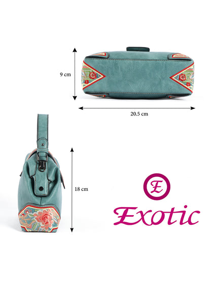 Exotic Zenvira Artisan Satchel Bag