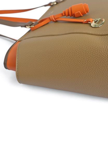 Exotic Amara Structured Black Tote Bag