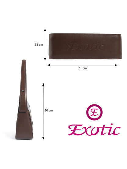 Exotic Ravelle Structured Shoulder Bag for Women