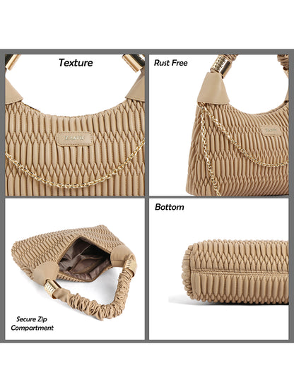 Exotic Premium Celestia Quilted Hobo Shoulder bag
