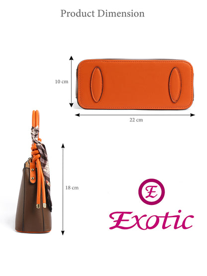 Exotic Elara Knot Hobo Shoulder Bag