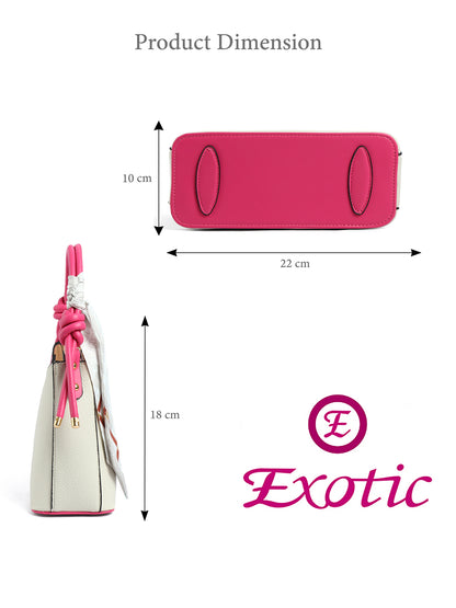 Exotic Elara Knot Hobo Shoulder Bag