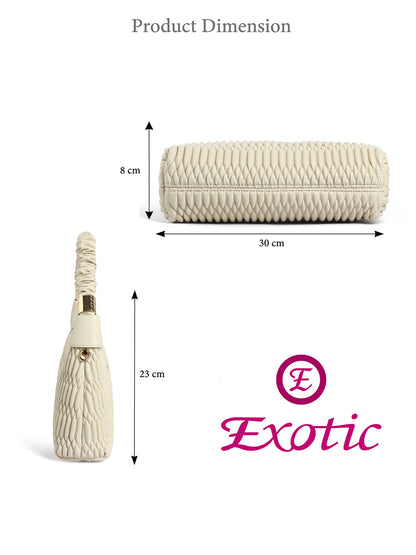 Exotic Premium Celestia Quilted Hobo Shoulder bag