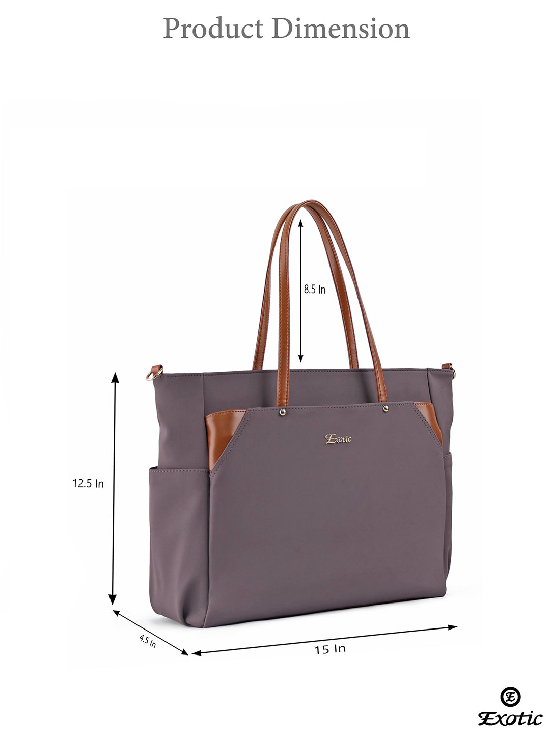Exotic Women's Tote Bag with Crossbody Strap