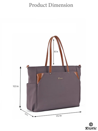 Exotic Women's Tote Bag with Crossbody Strap
